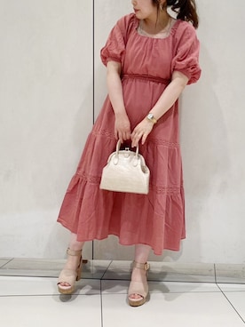 Olive Des Olive オリーブ デ オリーブのワンピース ドレス ピンク 桃色系 コーディネート Zozotown
