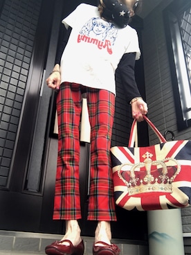 「Think Bee!（シンクビー）のアイテム」を使った、miyabiさん（レディース・161cm）の夏コーディネート