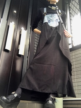 「動きやすい」｜「アイテム（オールインワン・サロペット）」を使った、miyabiさん（レディース・161cm）の夏コーディネート