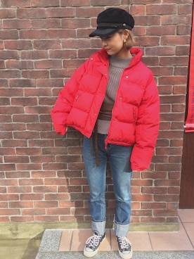 かほてぃさん(レディース・162cm)の冬コーディネート