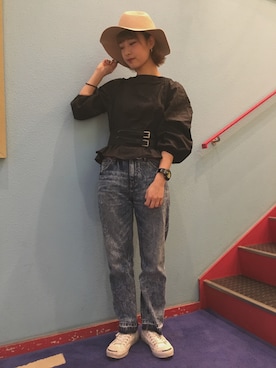 かほてぃさん(レディース・162cm)の冬コーディネート