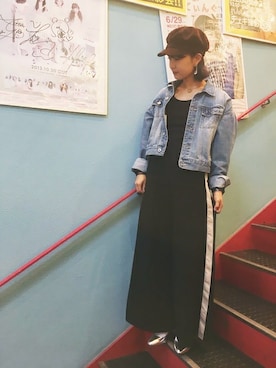 「DAMMY（ダミー）のアイテム」を使った、かほてぃさん（レディース・162cm）の春コーディネート