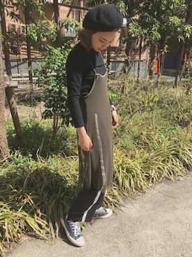 かほてぃさん(レディース・162cm)の春コーディネート