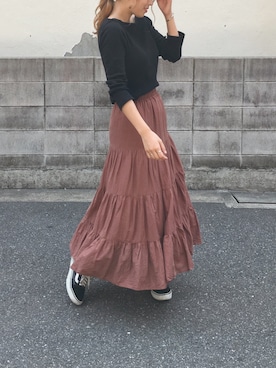 「アイテム（ピアス（両耳用））」を使った、mincoさん（レディース・165cm・20代）の夏コーディネート