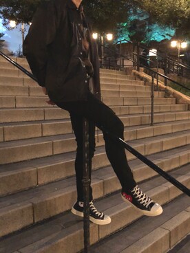 「ストリート服が好き」｜「アイテム（ナイロンジャケット）」を使った、Kanemoto Naokazuさん（メンズ・176cm）の秋コーディネート