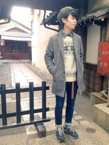 WOmB | スライバーニットチェスターコート(チェスターコート)