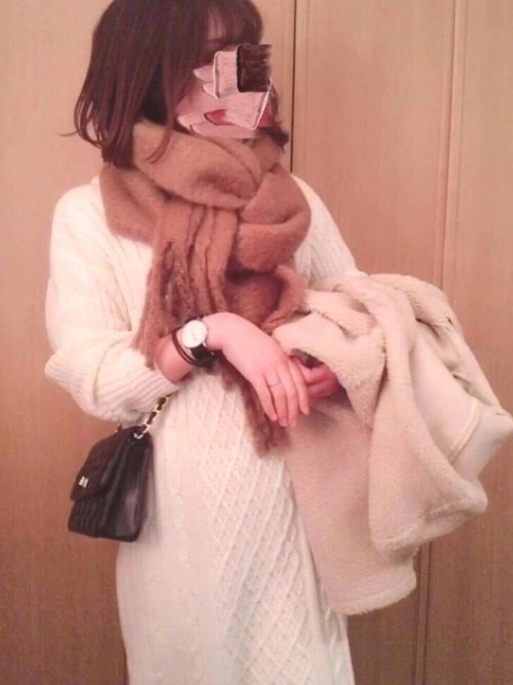 えみ氏¨̮｜PLAIN CLOTHINGのショルダーバッグを使ったコーディネート WEAR