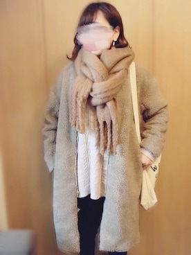 えみ氏¨̮さん（レディース・159cm）の冬コーディネート