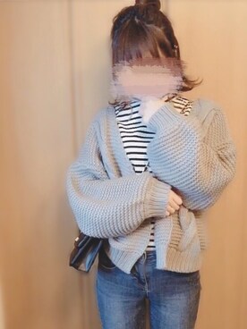 「PLAIN CLOTHING（プレーンクロージング）の【SALE!!プチプラ祭り】【14,500点突破】ダイヤ柄ステッチショルダーバッグ/ポシェット（ショルダーバッグ）」を使った、えみ氏¨̮さん（レディース・159cm）の冬コーディネート