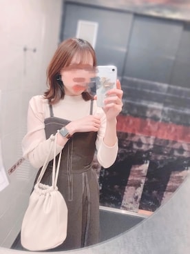 「アーバンリサーチ」｜「アイテム（腕時計）」を使った、えみ氏¨̮さん（レディース・159cm）の冬コーディネート