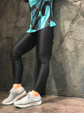 「ランニングスタイル」｜「アイテム（ジャージ）」を使った、megumiさん（レディース・156cm）の春コーディネート