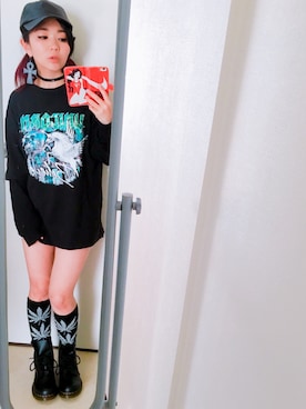 「オルチャンファッション」｜「アイテム（アクセサリー）」を使った、babymacoさん（レディース・148cm）の春コーディネート