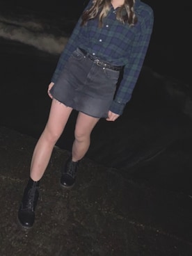 「海」｜「アイテム（ニットキャップ/ビーニー）」を使った、mioさん（レディース・161cm）の冬コーディネート