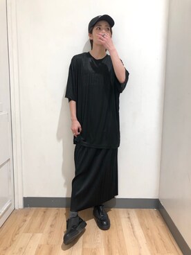 「Right-on（ライトオン）のアイテム（キャップ）」を使った、マツミ(相互フォロー)さん（レディース・160cm）の夏コーディネート