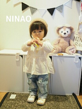 ☆さん（キッズ・70cm）の冬コーディネート