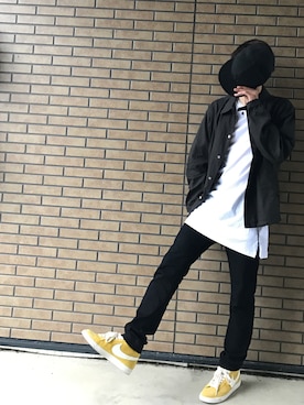 「SWAGGER（スワッガー）のアイテム（ジャケット/アウター）」を使った、るうさん（メンズ・174cm）の春コーディネート