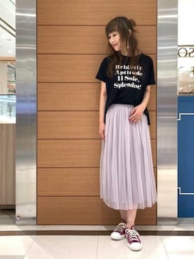 「＋81BRANCA（ハチイチブランカ）のアイテム」を使った、アン レクレ/en recreさん（レディース・160cm）の秋コーディネート