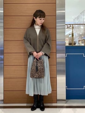 「marco masi（マルコマージ）のアイテム」を使った、アン レクレ/en recreさん（レディース・160cm）の秋コーディネート