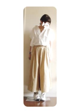「スカーチョ」｜「アイテム（アナログ腕時計）」を使った、ｙｕｋｋｉｎ＊さん（レディース・166cm）の夏コーディネート