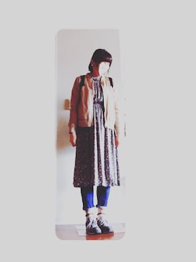 「40代女性」｜「アイテム（MA-1）」を使った、ｙｕｋｋｉｎ＊さん（レディース・166cm）の春コーディネート