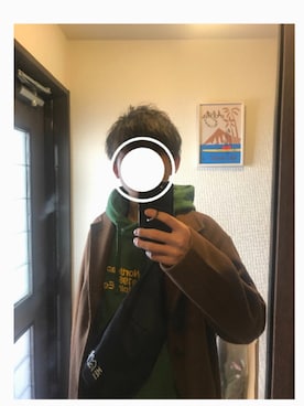 「niko and...（ニコアンド）のアイテム（チェスターコート）」を使った、つばをさん（メンズ・167cm）の冬コーディネート