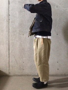 「STABILIZER GNZ（スタビライザージーンズ）のアイテム（ジャケット/アウター）」を使った、muneyukiさん（メンズ・178cm）の春コーディネート