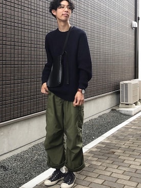 「U.S.ＡＲＭＹ」｜muneyukiさん（メンズ・178cm）の冬コーディネート