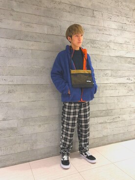 「ストリート服が好き」｜「アイテム（ブルゾン）」を使った、むらおゆずきさん（メンズ・165cm）の秋コーディネート