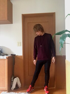 「Daniel Wellington（ダニエルウェリントン）の販売終了クラシックペティット アッシュフィールド32mm（アナログ腕時計）」を使った、たっくんさん（メンズ・175cm）の秋コーディネート