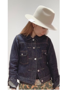 「TCB jeans（ティーシービージーンズ）のアイテム（ジャケット/アウター）」を使った、nagisaさん（レディース・155cm）の冬コーディネート