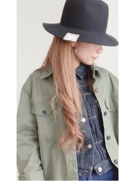 「TCB jeans（ティーシービージーンズ）のアイテム（ジャケット/アウター）」を使った、nagisaさん（レディース・155cm）の冬コーディネート