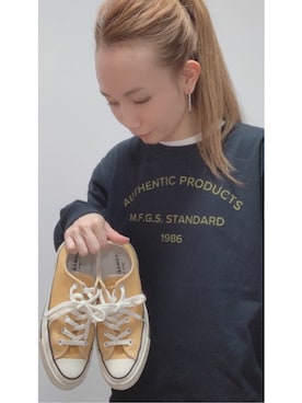 「ChuckTaylor」｜nagisaさん（レディース・155cm）の春コーディネート