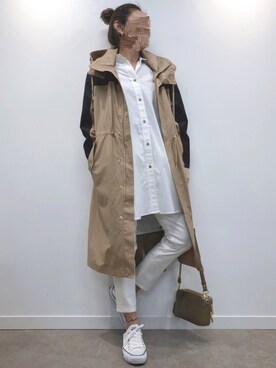 BARNYARDSTORM / 配色ロングコートを使った人気ファッション 