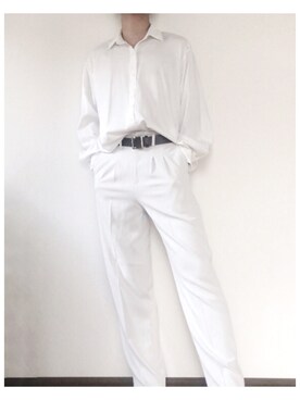「アイテム（シャツ/ブラウス）」を使った、SENAさん（メンズ・172cm）の夏コーディネート