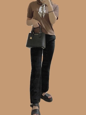 「GLOBAL WORK（グローバルワーク）のアイテム（ポロシャツ）」を使った、yunapokoさん（レディース・163cm）の秋コーディネート