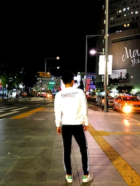 「スタンスミス」｜マルセロさん（メンズ・173cm）の秋コーディネート