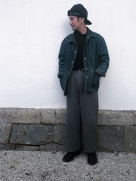 「nﾟ 11（ナンバージュウイチ）のアイテム」を使った、yuyaさん（メンズ・172cm）の春コーディネート