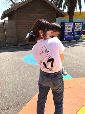 「CONVERSE（コンバース）のCONVERSE ALL STAR　ハイカットスニーカー（スニーカー）」を使った、KOMAIさん（レディース・155cm）の春コーディネート