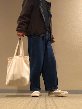 「CIAOPANIC TYPY（チャオパニックティピー）のアイテム（ブルゾン）」を使った、tomoyaさん（メンズ・180cm）の秋コーディネート