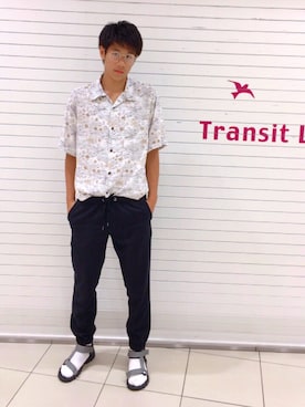 「Right-on（ライトオン）のアイテム（シューズ）」を使った、ryuさん（メンズ・181cm）の夏コーディネート