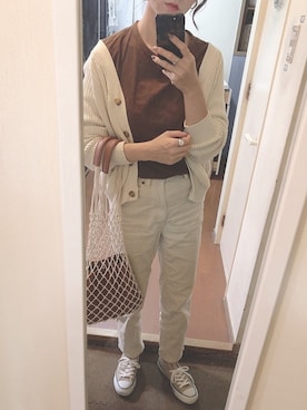 e♡さん（レディース・158cm）の秋コーディネート