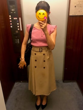 「index（インデックス）のアイテム」を使った、こまっきー☻さん（レディース・158cm）の夏コーディネート