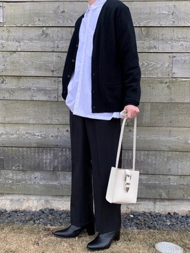 「endevice（エンデヴァイス）のアイテム（シューズ）」を使った、やまりゅさん（メンズ・179cm）の冬コーディネート