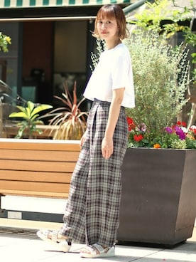 SAKURAKOさん（レディース・165cm）の夏コーディネート