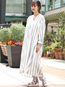 SAKURAKOさん（レディース・165cm）の夏コーディネート