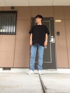 「LINE8（ラインエイト）のアイテム」を使った、kazuさん（メンズ・174cm）の夏コーディネート