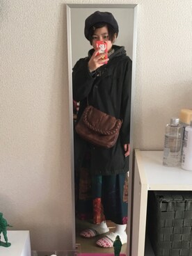 星人さん(レディース・153cm)の冬コーディネート