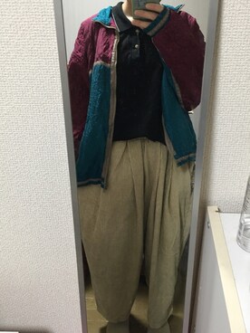 「sevens（セブンズ）のアイテム（ジャケット/アウター）」を使った、星人さん（レディース・153cm）の夏コーディネート