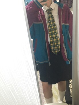 「sevens（セブンズ）のアイテム（ジャケット/アウター）」を使った、星人さん（レディース・153cm）の秋コーディネート