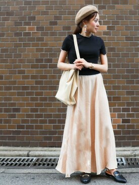 「ロング丈」｜fashionletterさん（レディース・147cm）の夏コーディネート